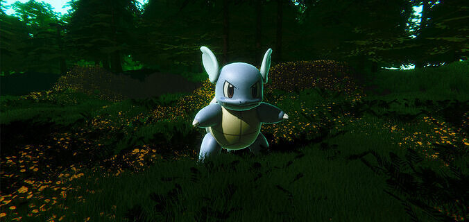 Wartortle-Animated Low-poly 3D model