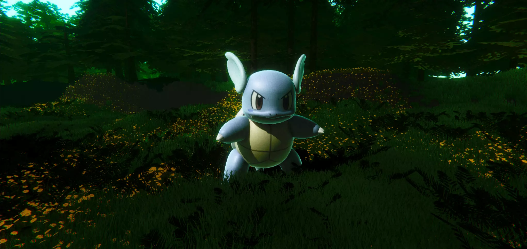 Wartortle-Animated Low-poly 3D model_0