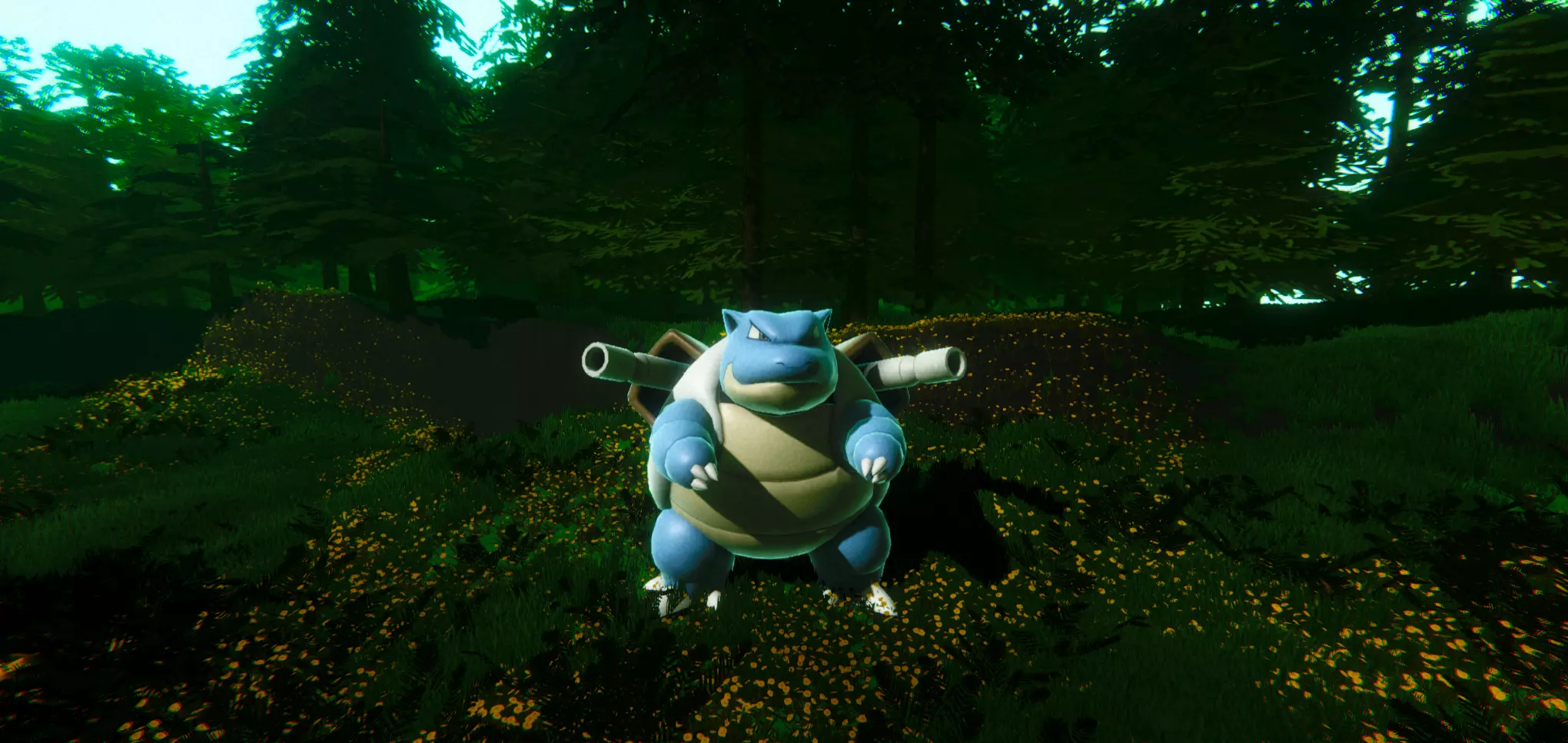 Blastoise-Animated Low-poly 3D model_0