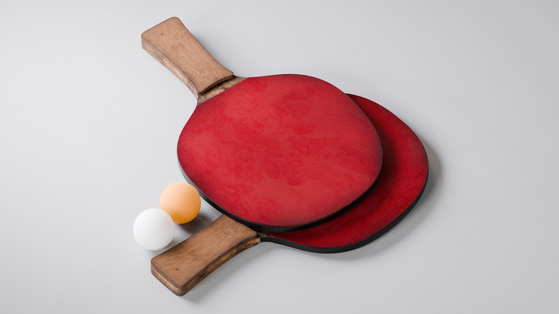 Ping Pong Paddle 3D model_2