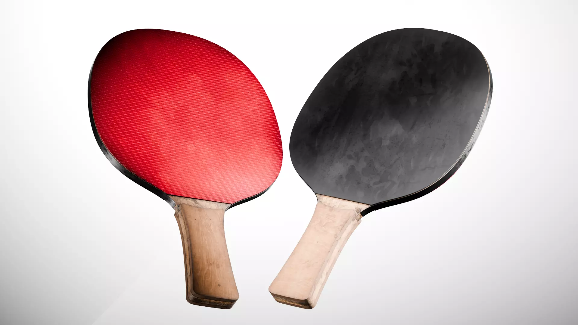 Ping Pong Paddle 3D model_0