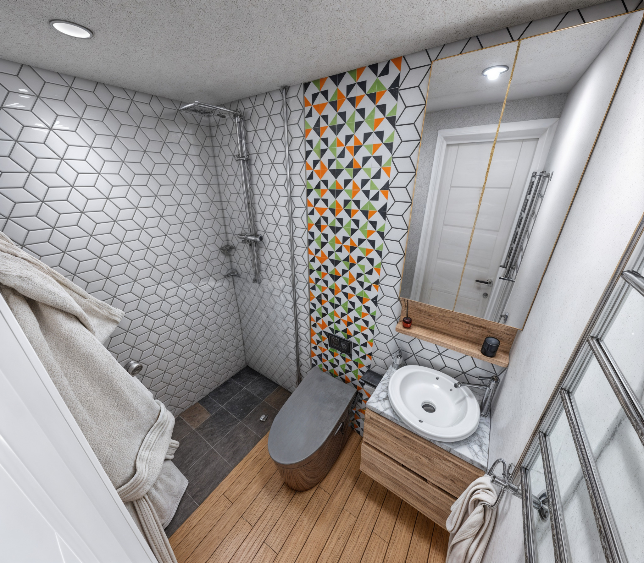 Glamping Pod Vacation House 3D and basic plans with dimensions Low-poly 3D model_13