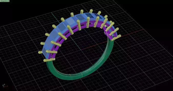 half eternity ring half wedding band emerald cut approx 1ct