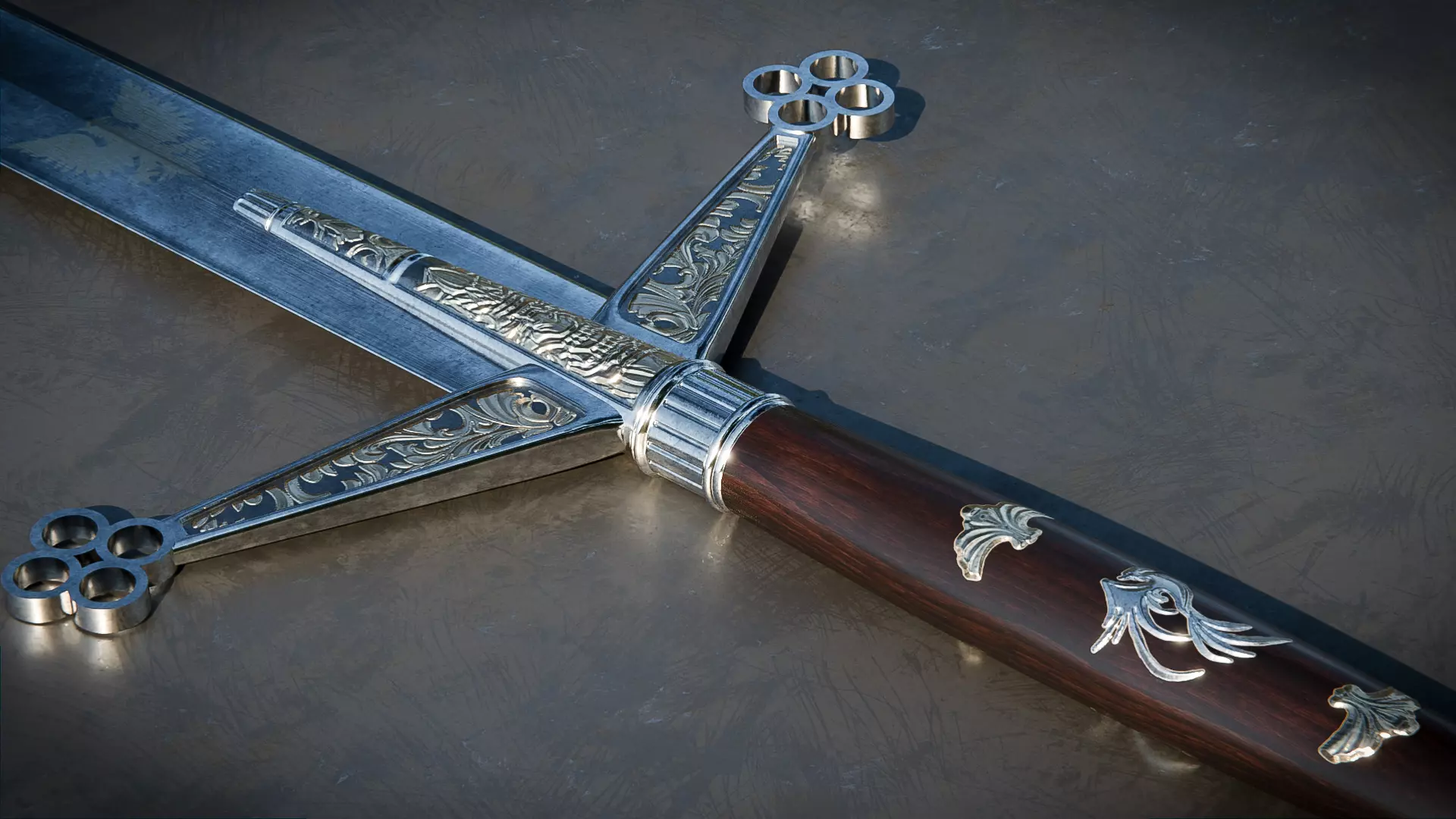 Royal claymore Free 3D model