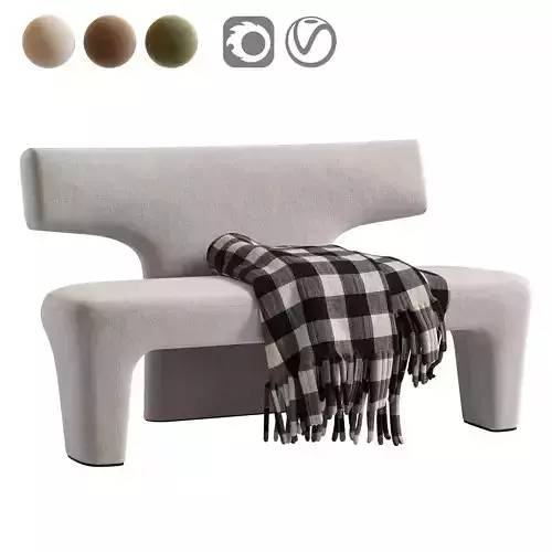 Armless Sofa FURNITURE By LITHO