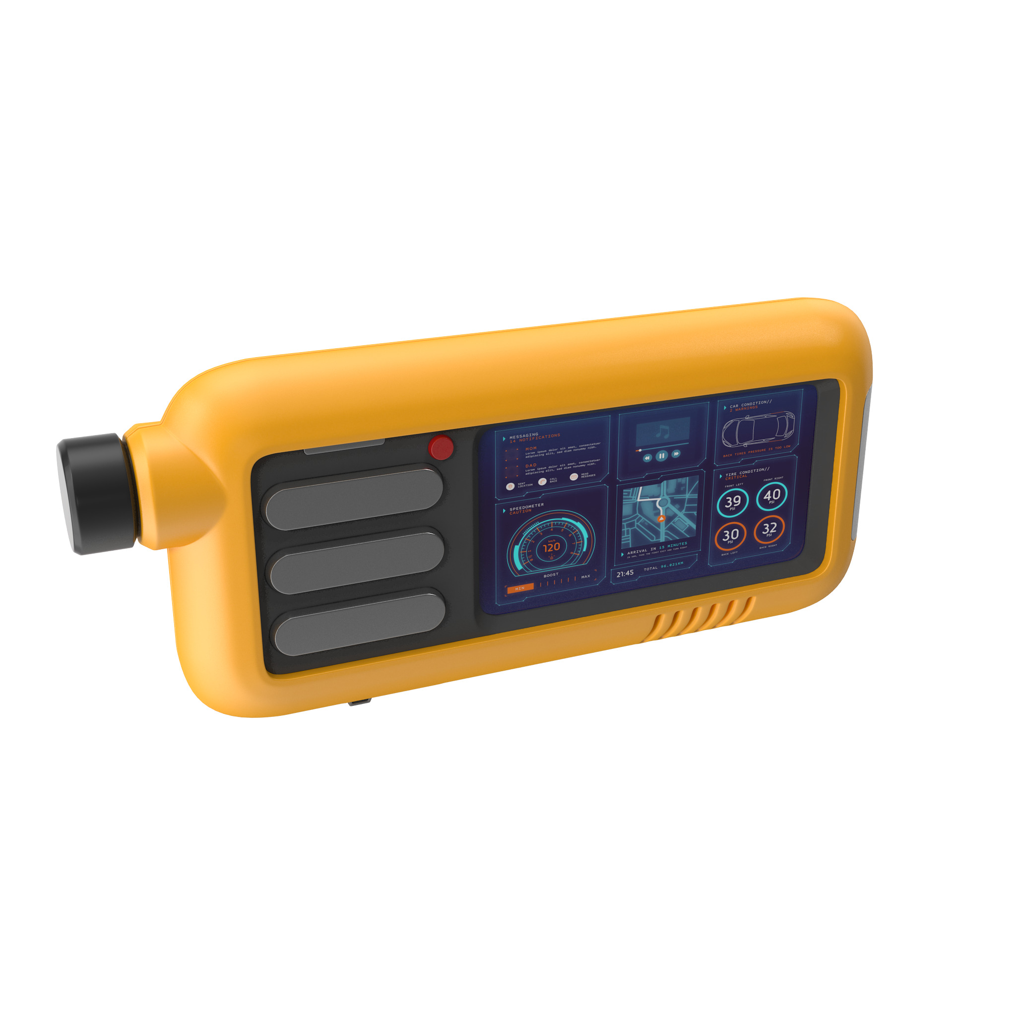 Sci-fi Device Low-poly 3D model_2