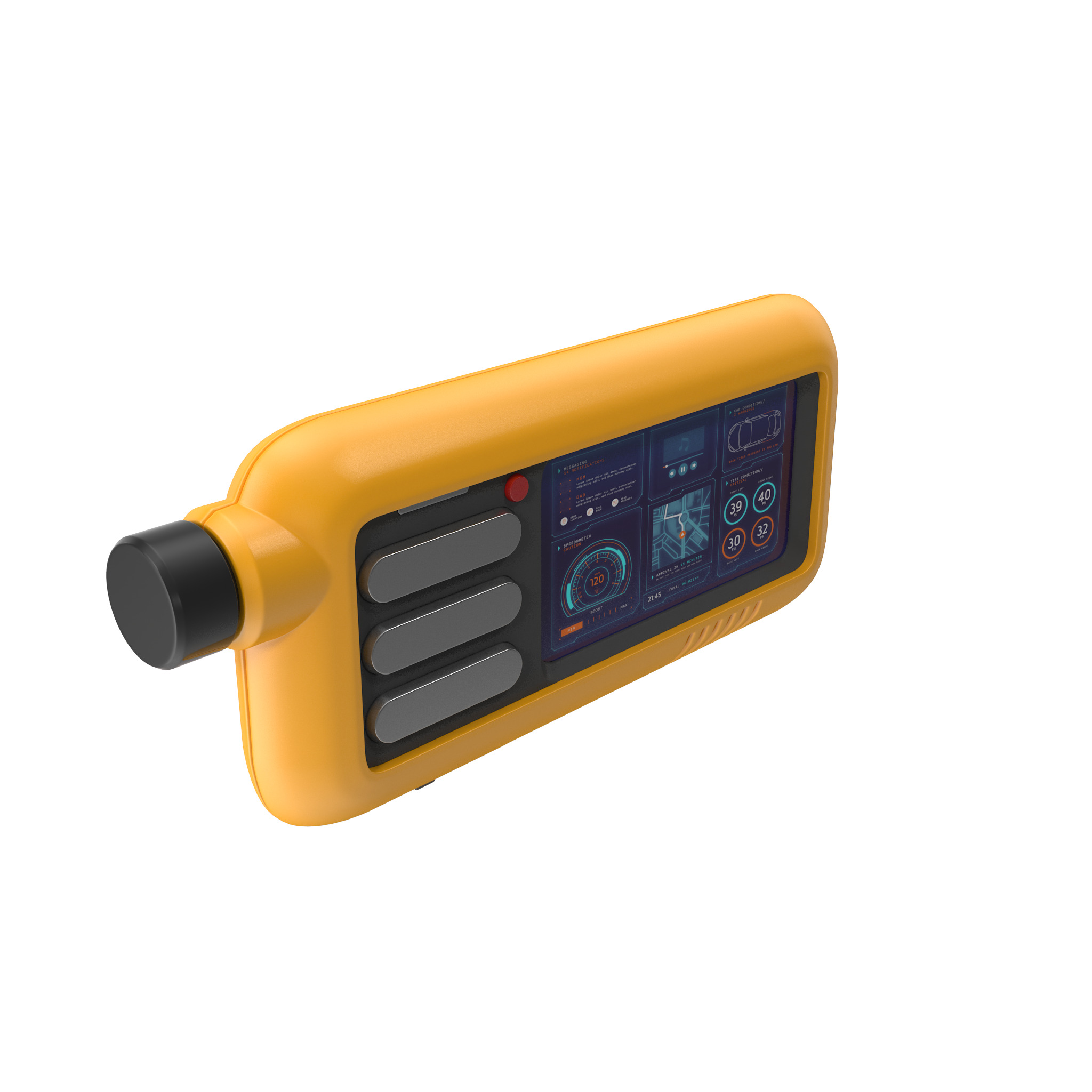 Sci-fi Device Low-poly 3D model_1