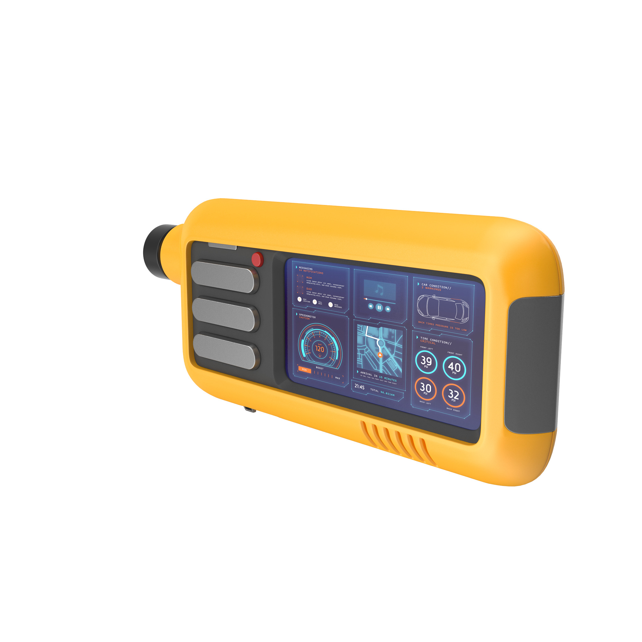 Sci-fi Device Low-poly 3D model_5