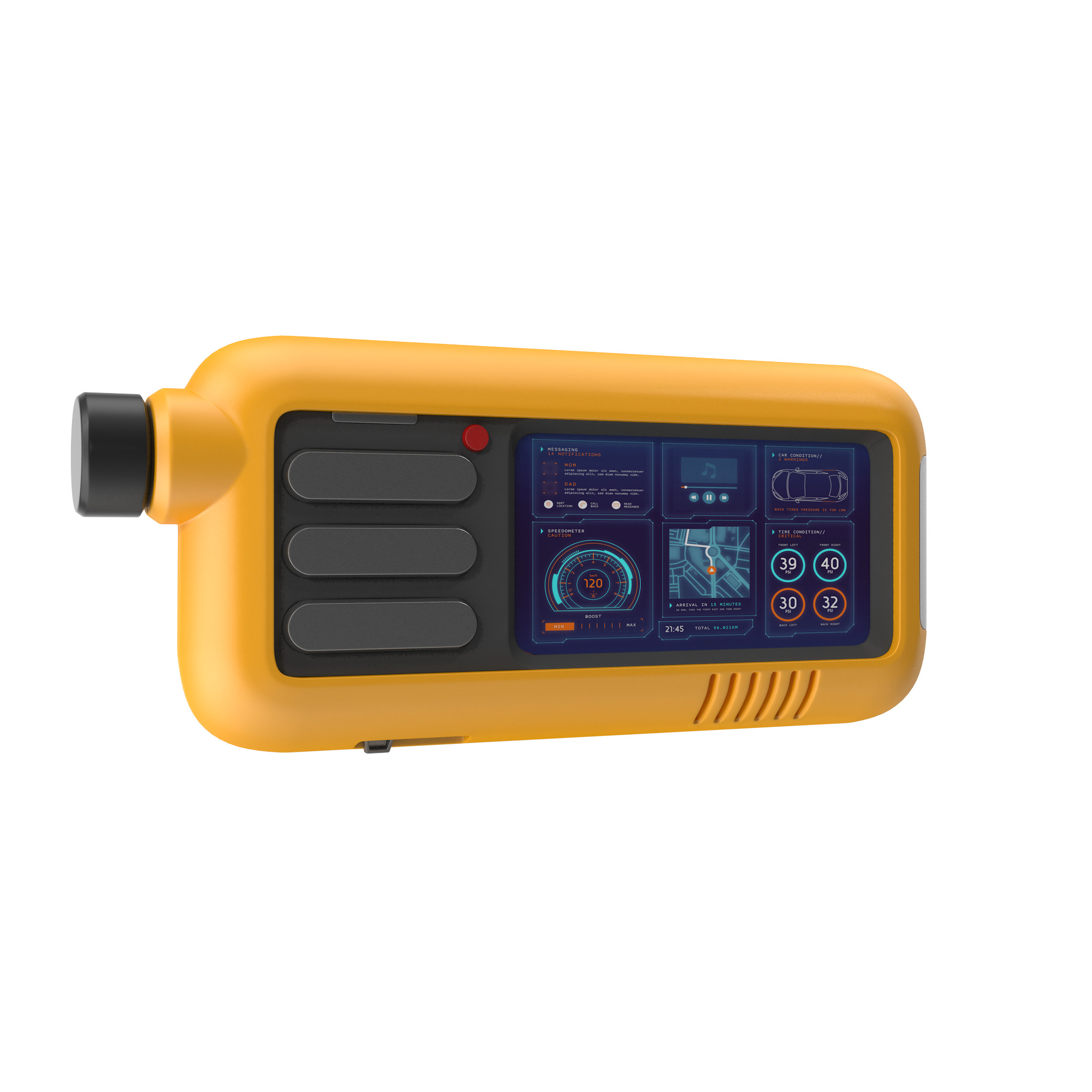 Sci-fi Device Low-poly 3D model_15