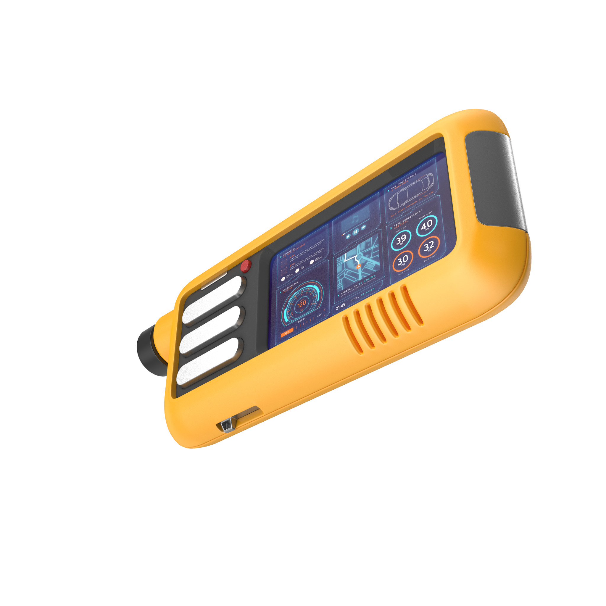 Sci-fi Device Low-poly 3D model_21