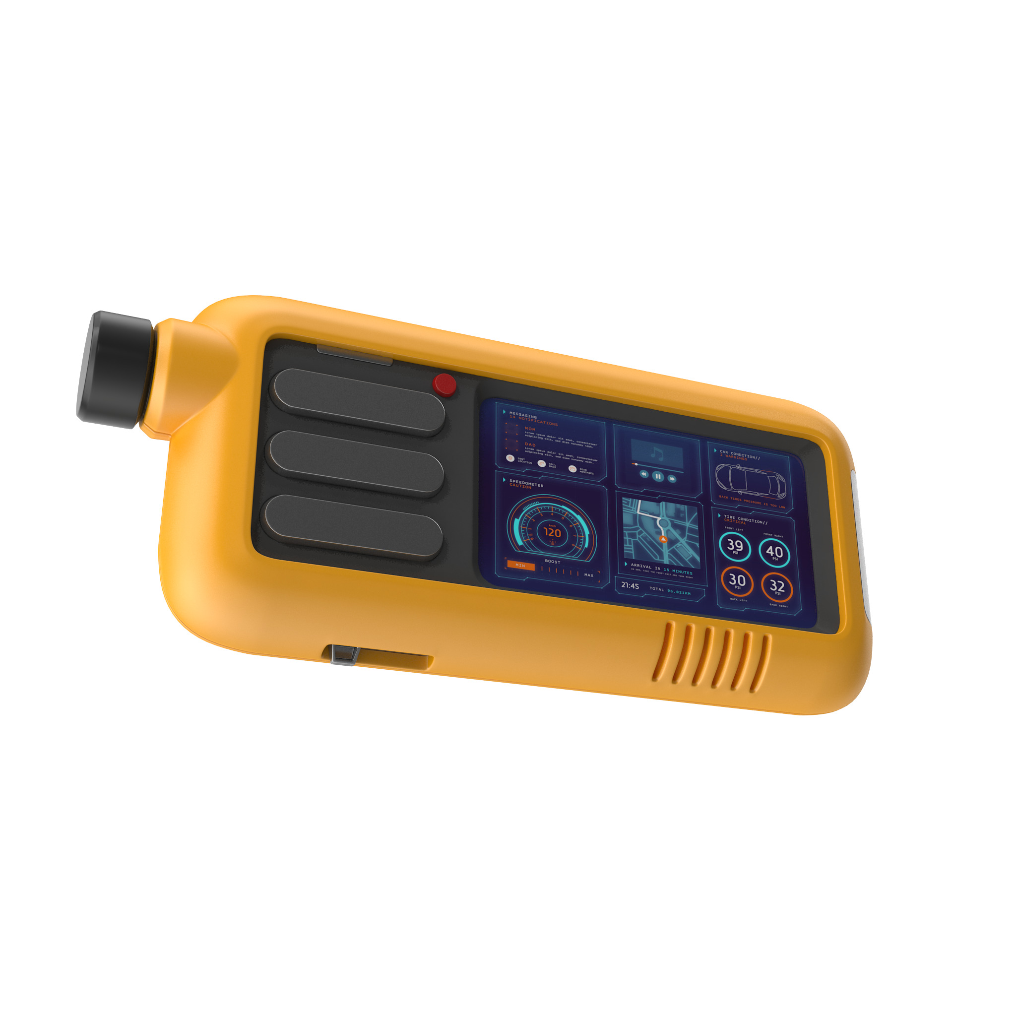 Sci-fi Device Low-poly 3D model_18