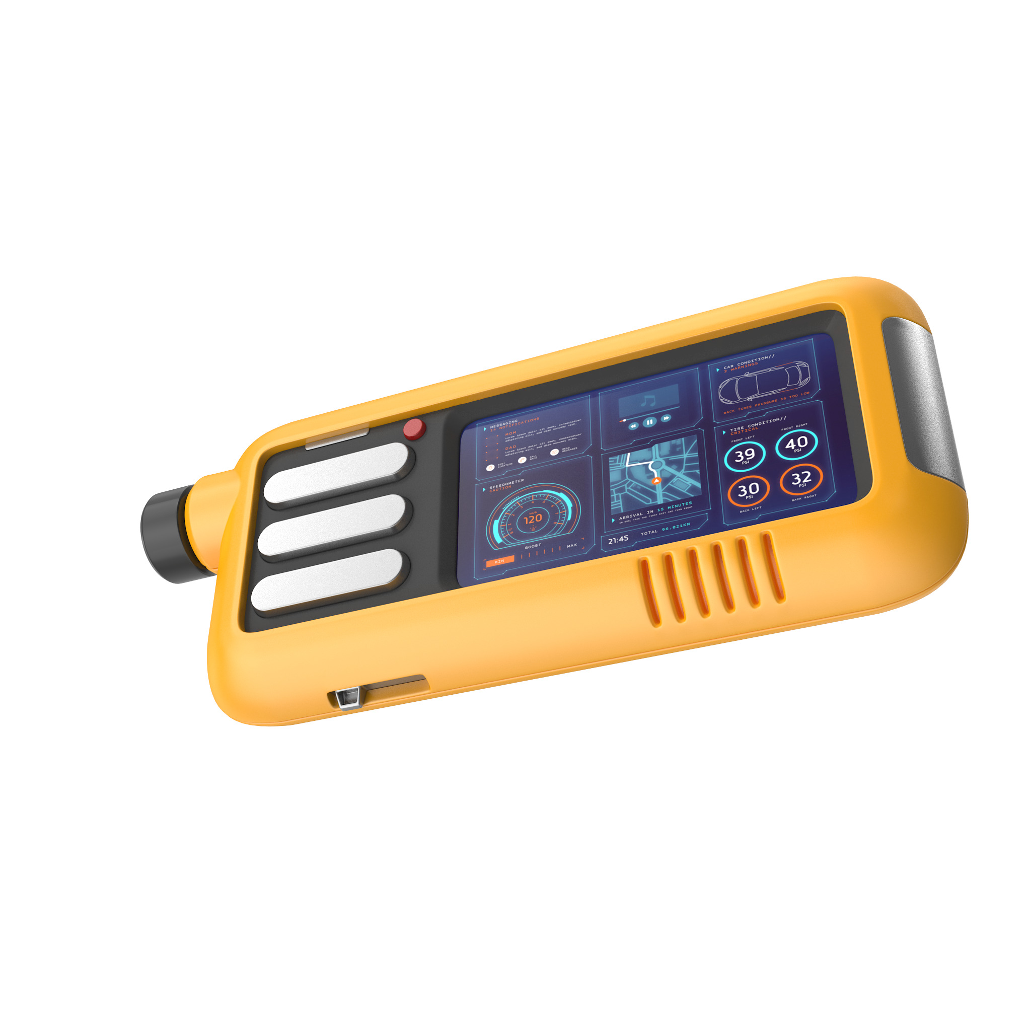 Sci-fi Device Low-poly 3D model_20