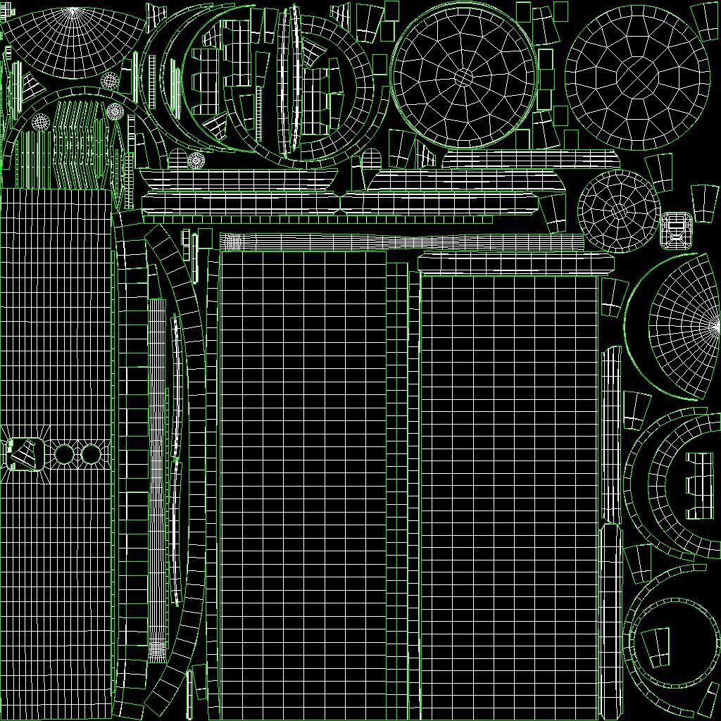 Led Camping Lanterns Low-poly 3D model_13