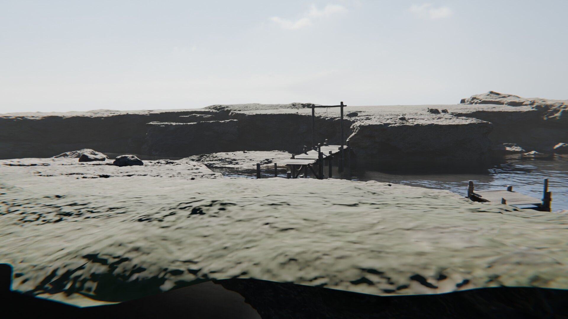 Coastal Scene 3D model_6