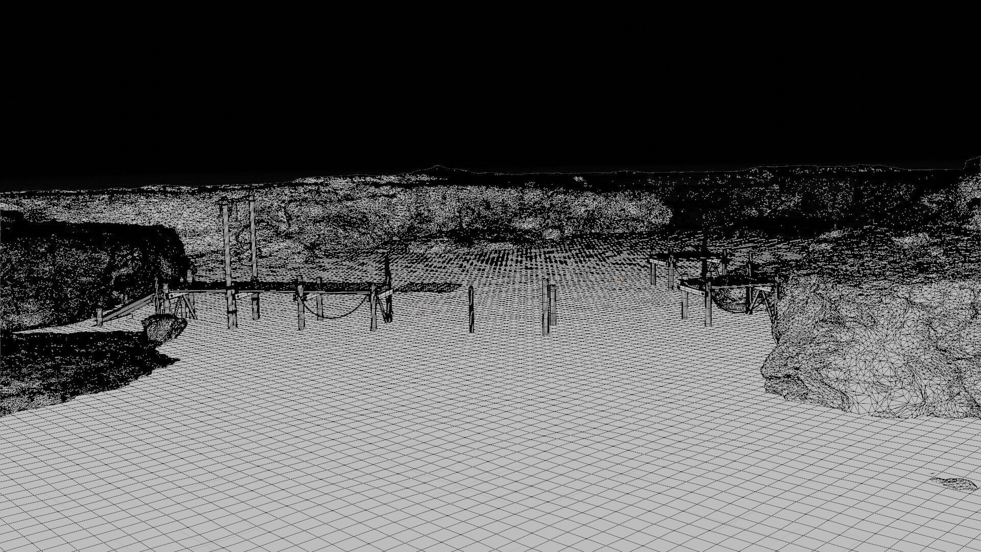 Coastal Scene 3D model_14