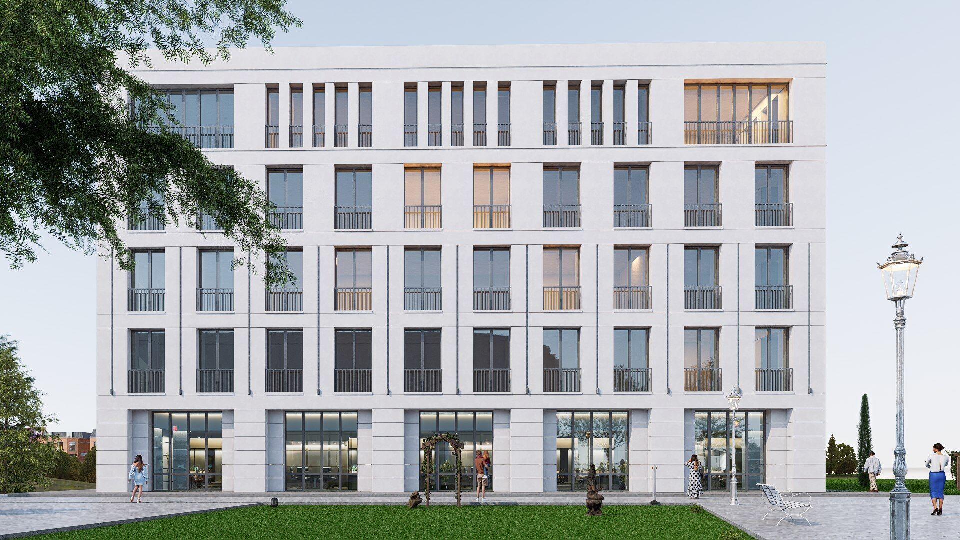 Luxury apartment Low-poly 3D model_3