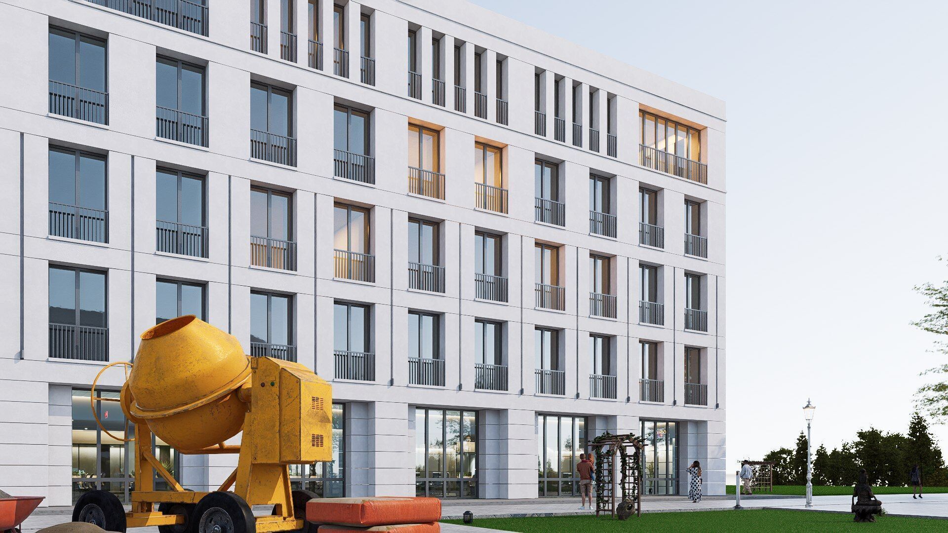 Luxury apartment Low-poly 3D model_7