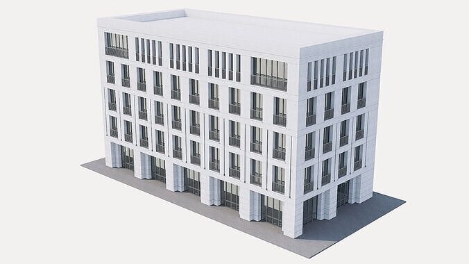 Luxury apartment Low-poly 3D model 5