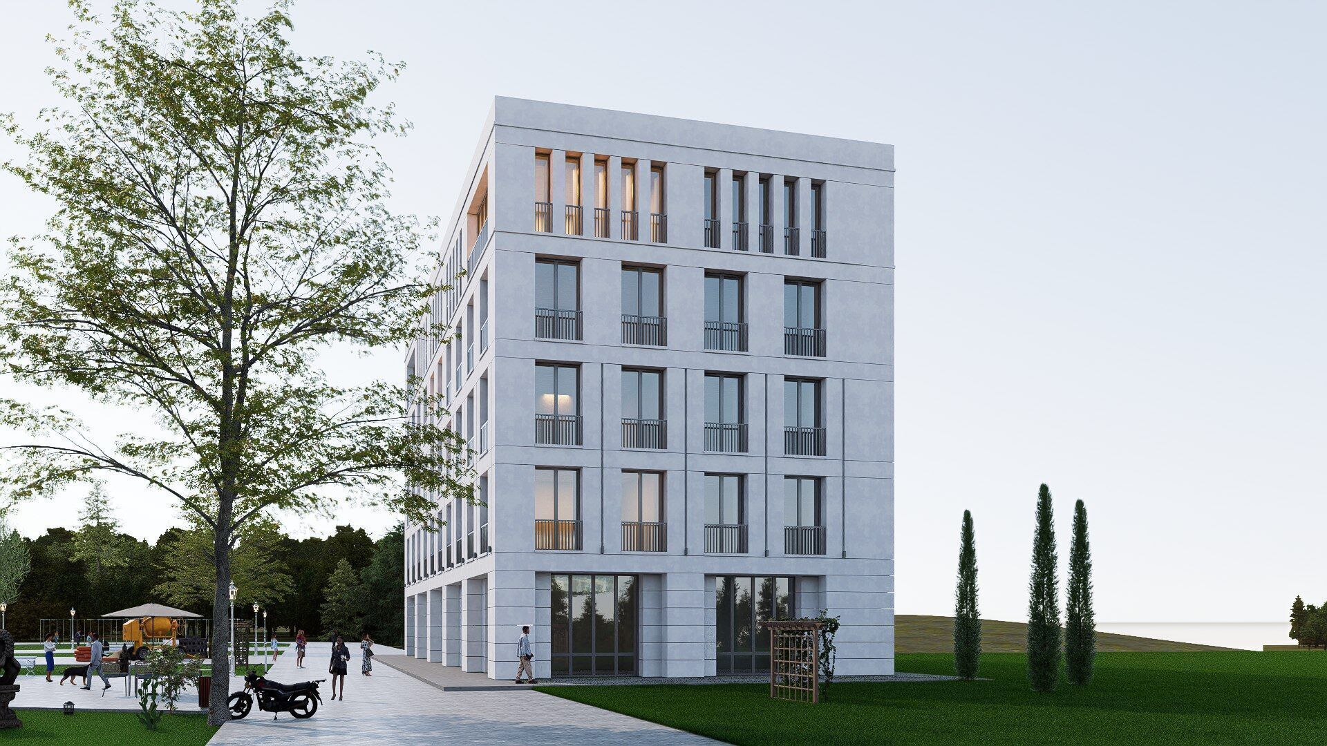 Luxury apartment Low-poly 3D model_5