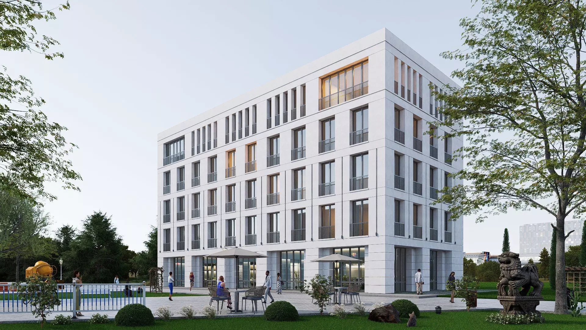 Luxury apartment Low-poly 3D model_0