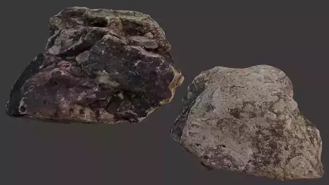 Realistic Rock 3D Scan