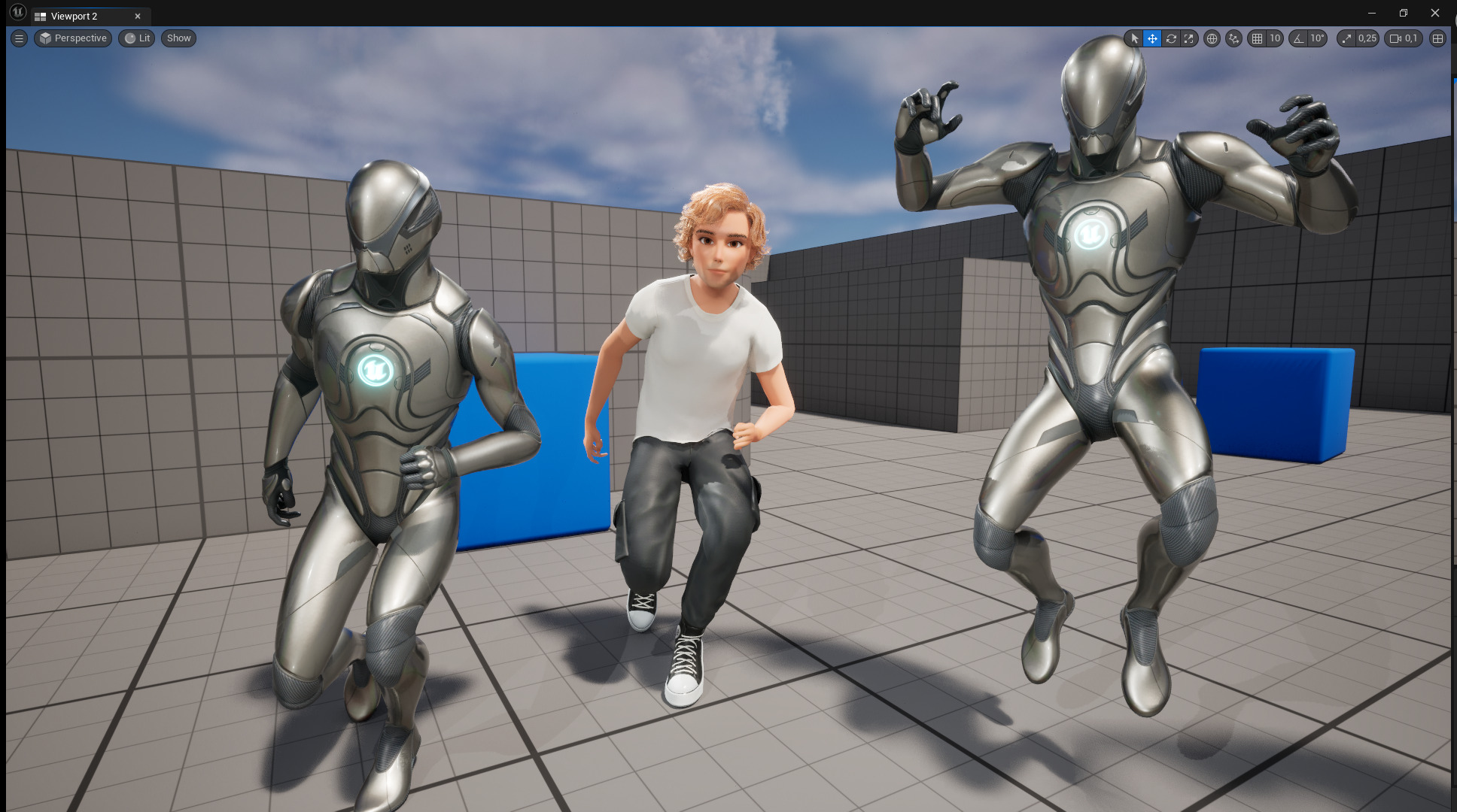 Charming Young Man Rigged Expressive 3D Happy Boy Low-poly 3D model_22