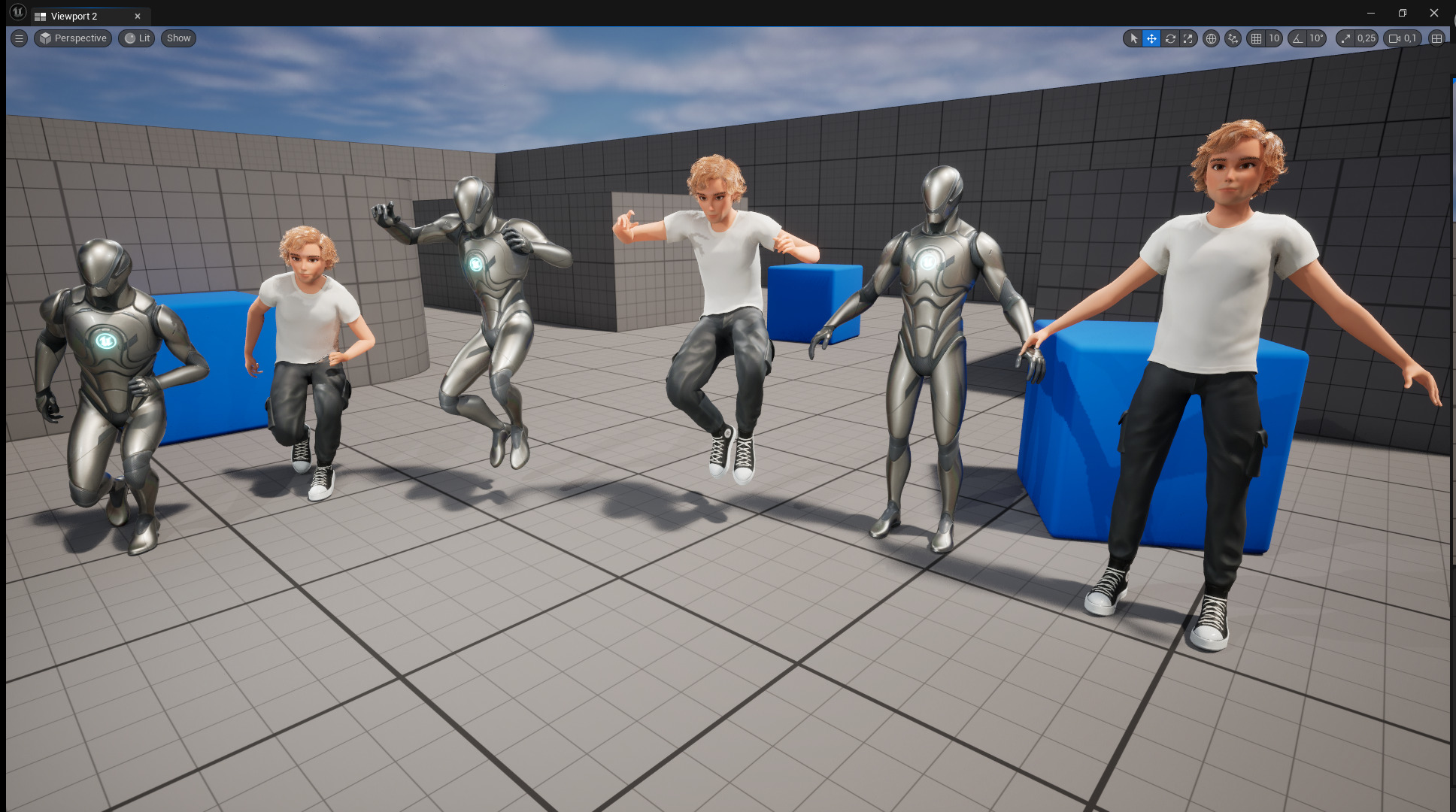 Charming Young Man Rigged Expressive 3D Happy Boy Low-poly 3D model_21