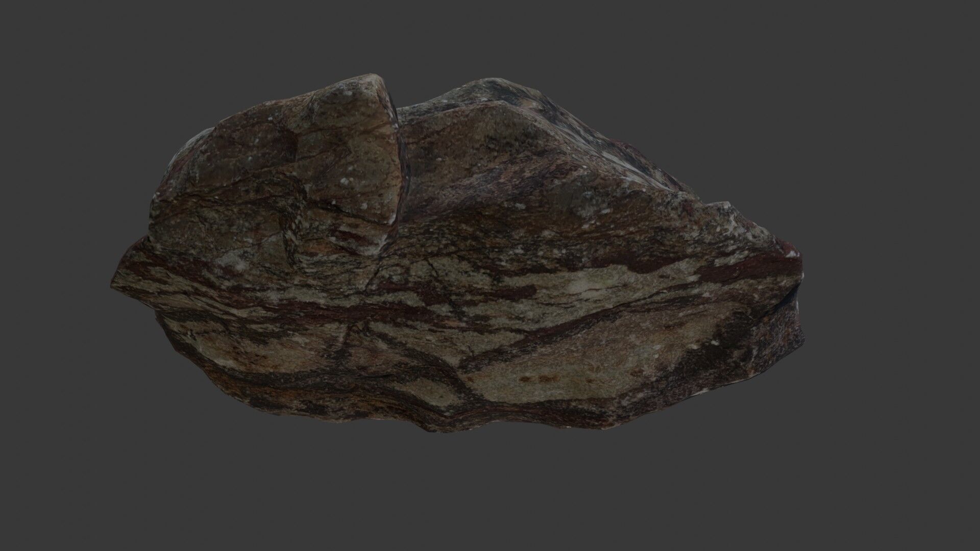 Rock Scan Low-poly 3D model_7