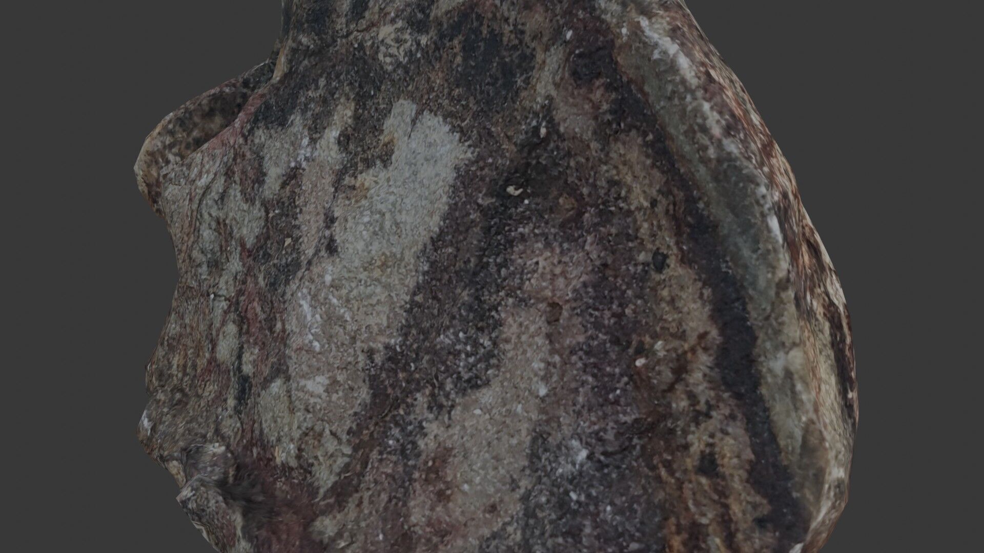 Rock Scan Low-poly 3D model_3