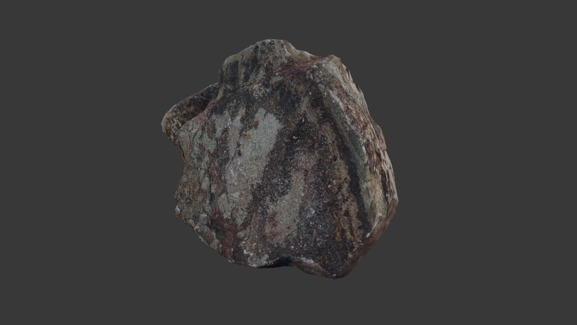 Rock Scan Low-poly 3D model_1
