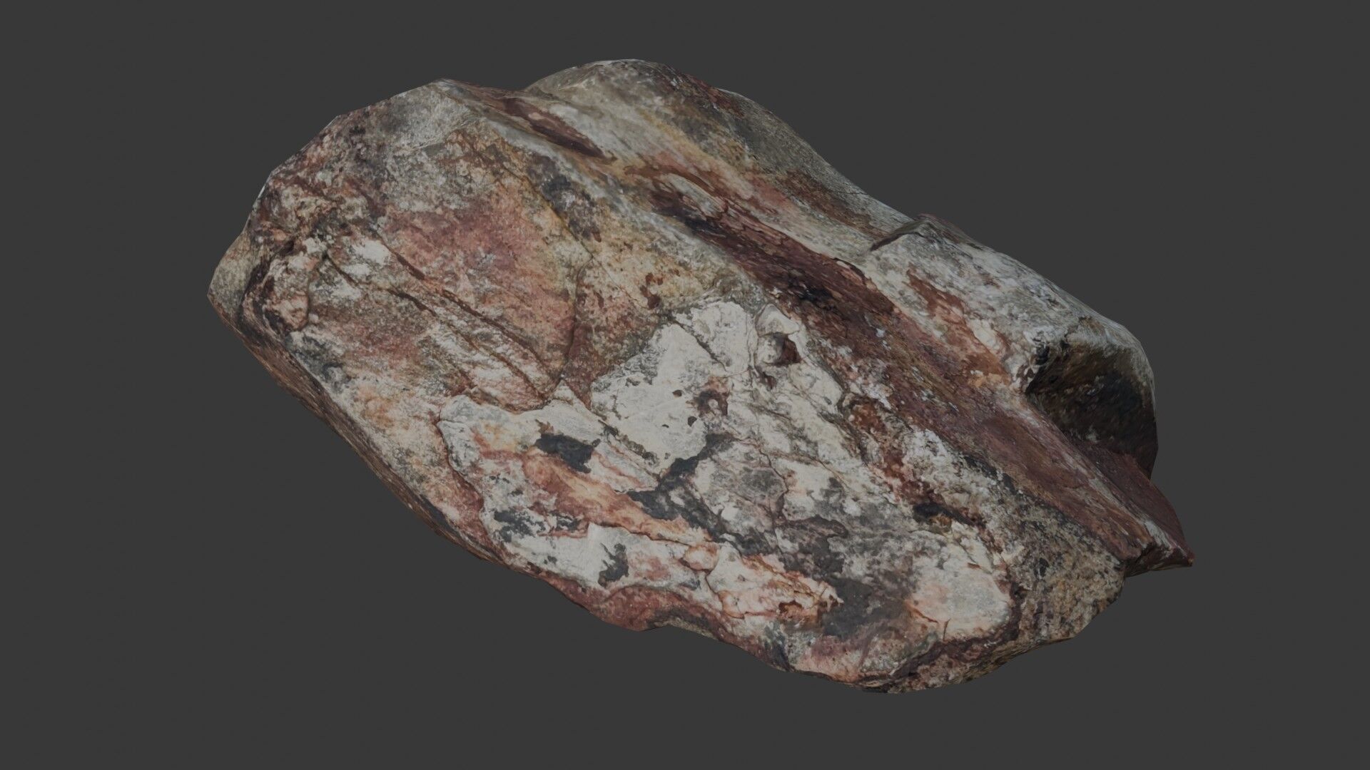 Rock Scan Low-poly 3D model_6
