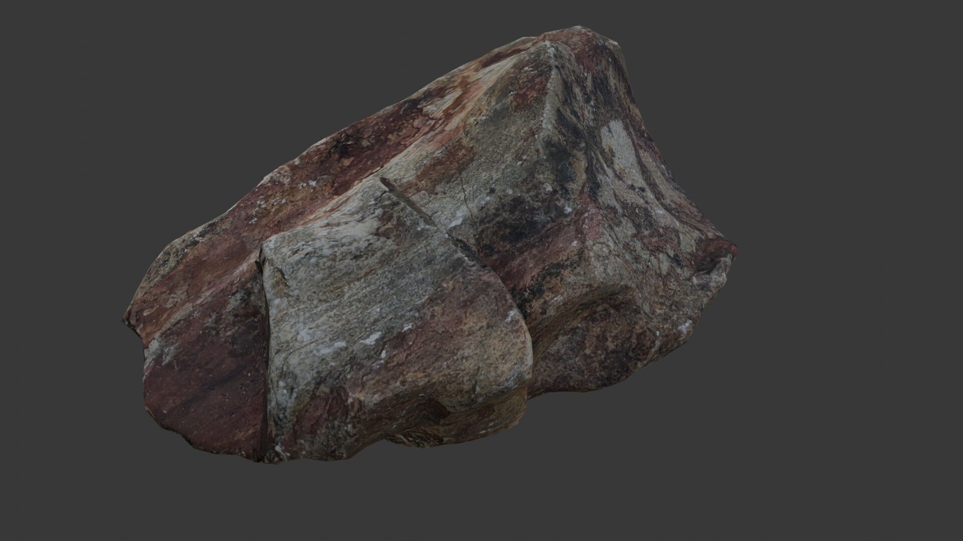 Rock Scan Low-poly 3D model_5