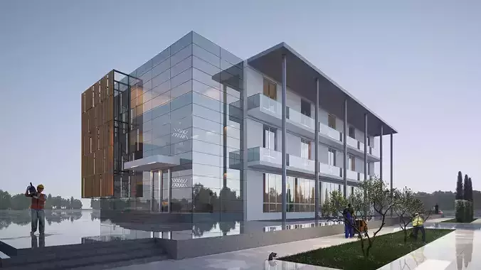 modern realistic building