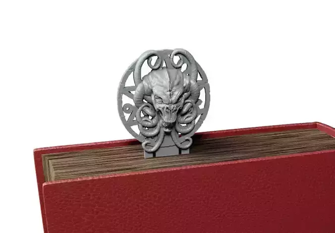 Necronomicon Demon Bookmark 3D print model