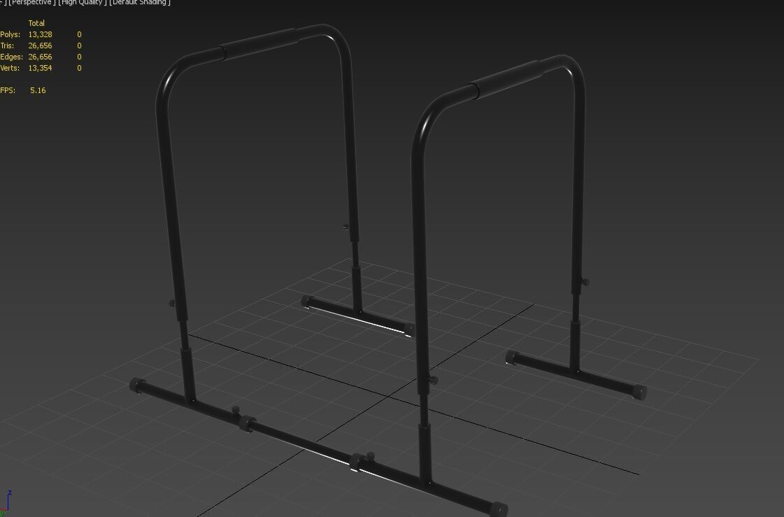 Fitness BStation M01 Low-poly 3D model_2