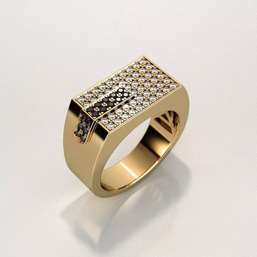 Mens ring 006 3D print model_0