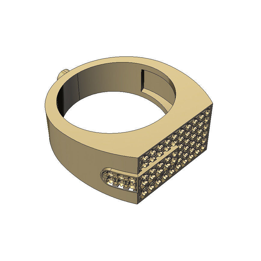 Mens ring 006 3D print model_10