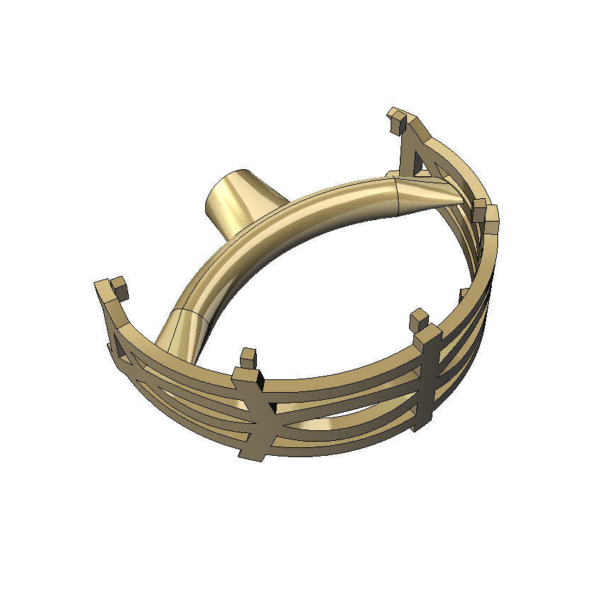 Mens ring 006 3D print model_9