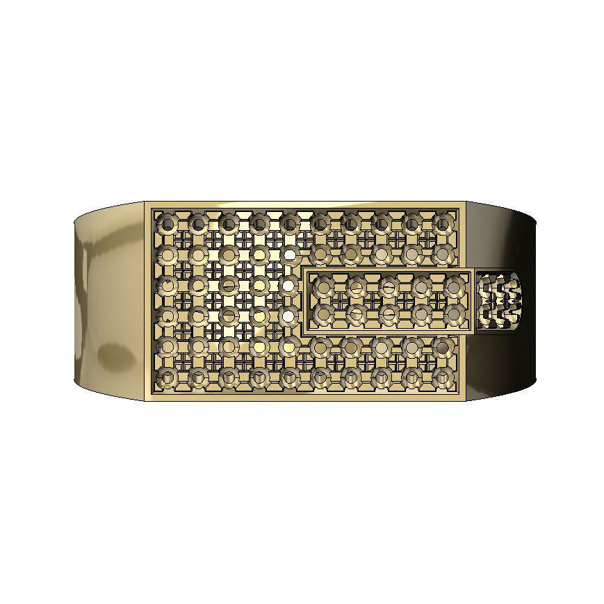 Mens ring 006 3D print model_5