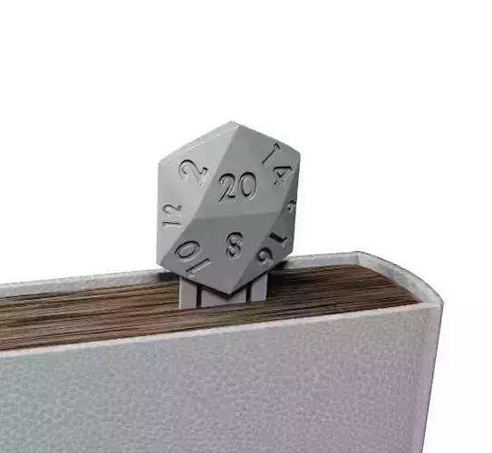 D20 Bookmark 3D print model