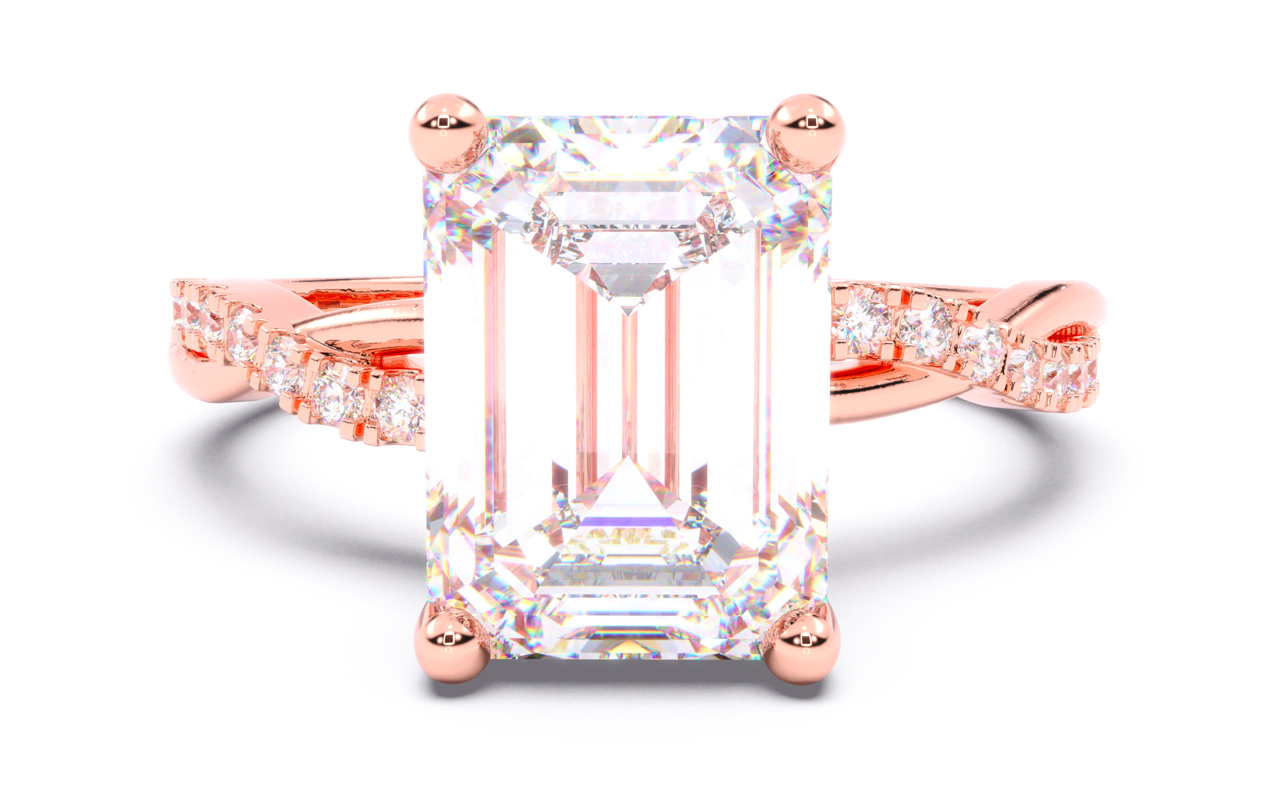 300 Solitaire Wedding Engagement Rings 3dm stl renders details 3D print model_88