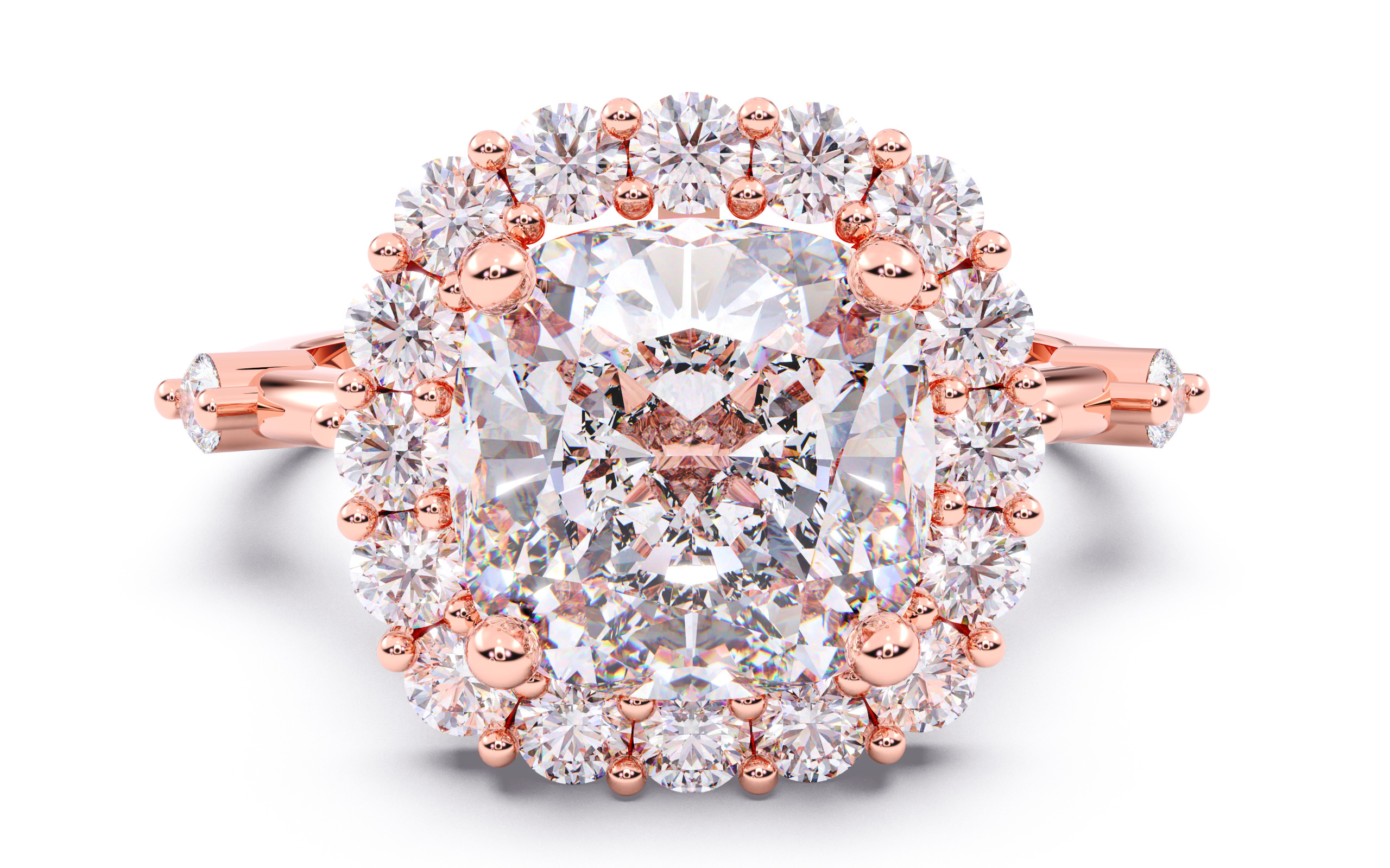 300 Solitaire Wedding Engagement Rings 3dm stl renders details 3D print model_43