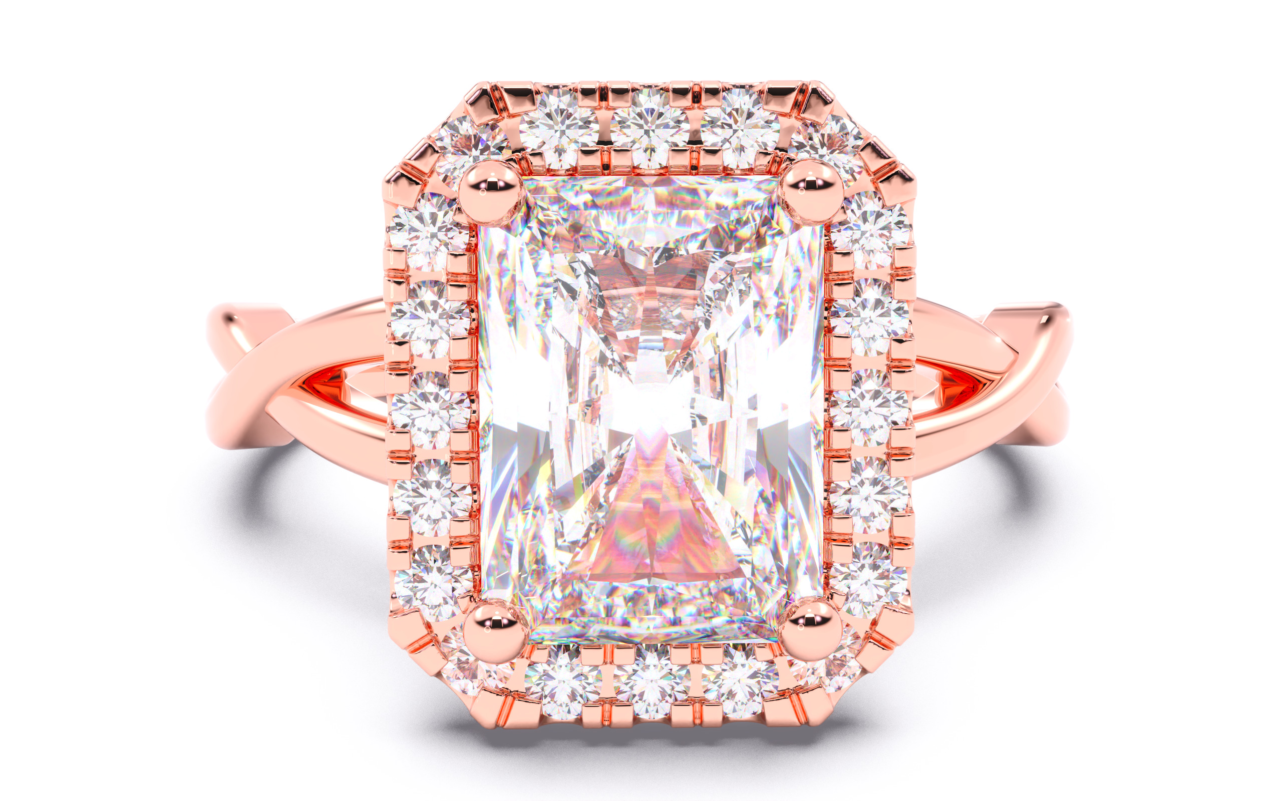 300 Solitaire Wedding Engagement Rings 3dm stl renders details 3D print model_69