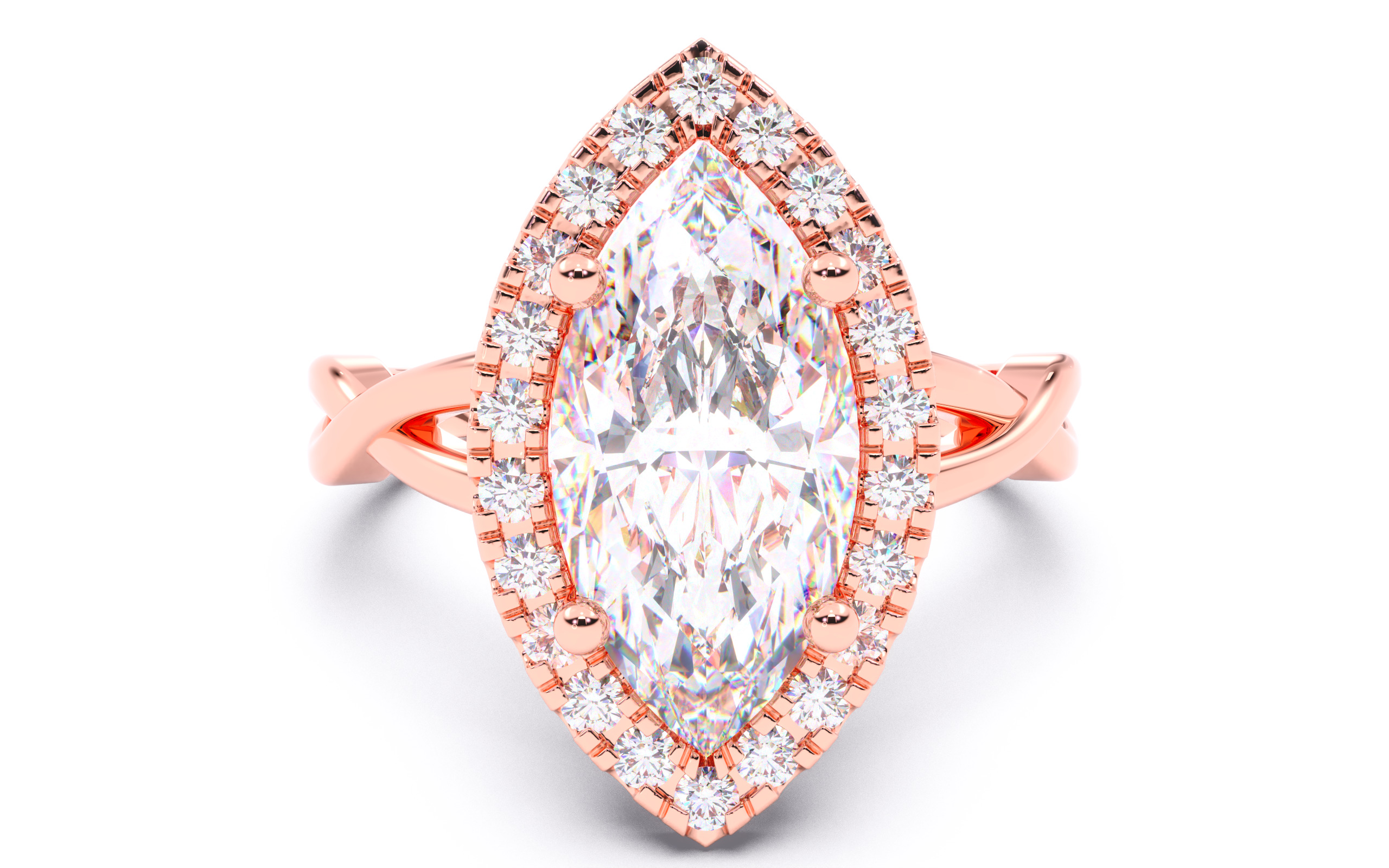 300 Solitaire Wedding Engagement Rings 3dm stl renders details 3D print model_74