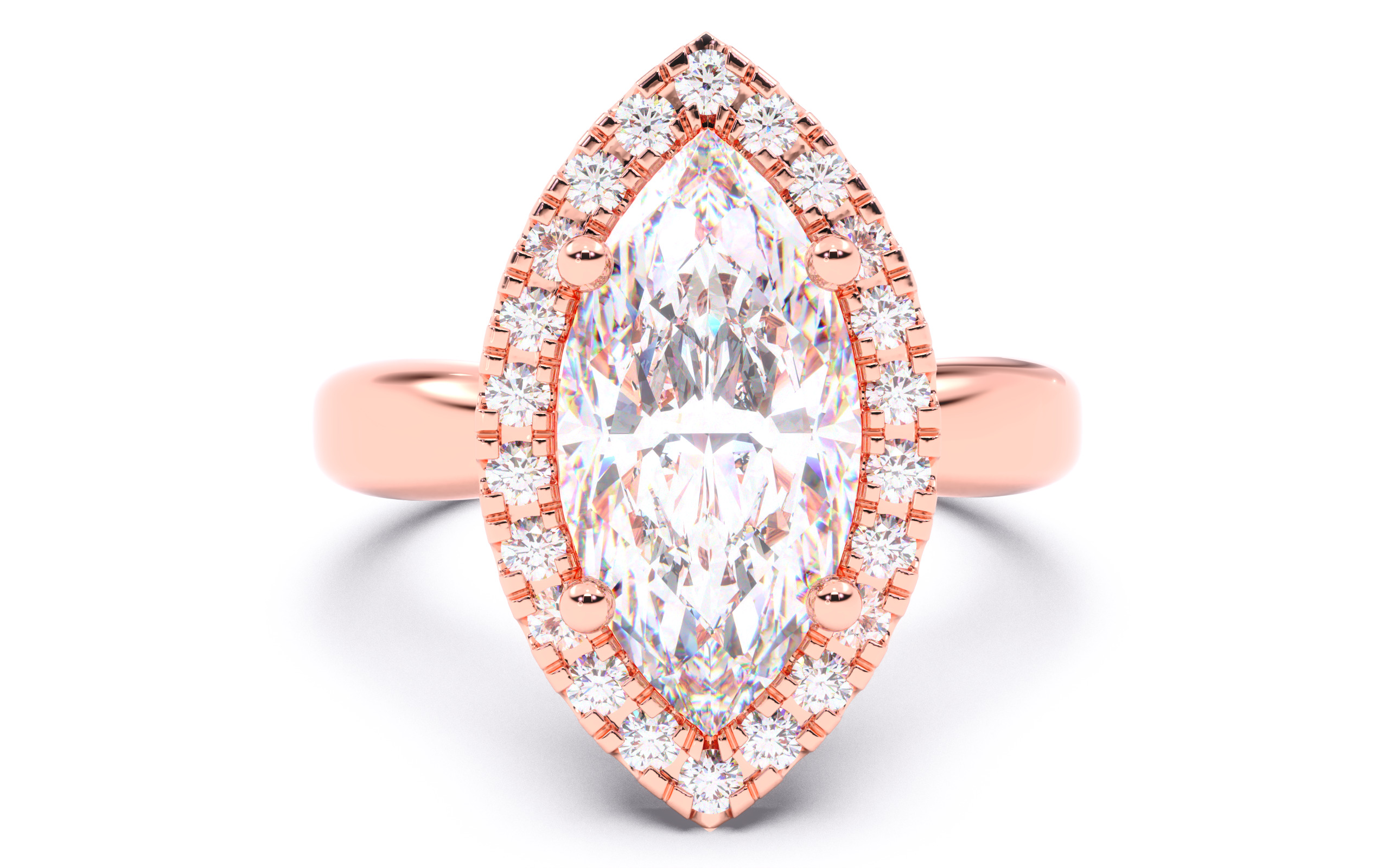 300 Solitaire Wedding Engagement Rings 3dm stl renders details 3D print model_50