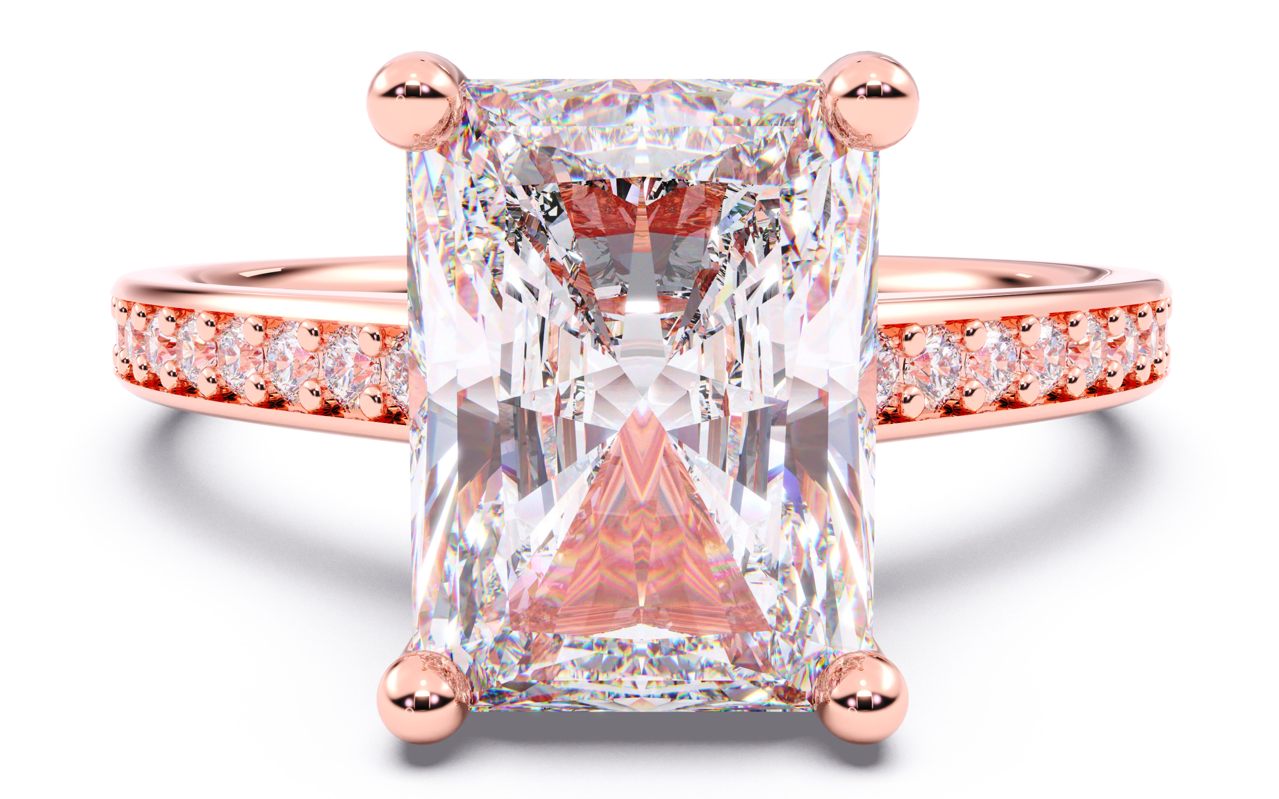 300 Solitaire Wedding Engagement Rings 3dm stl renders details 3D print model_32