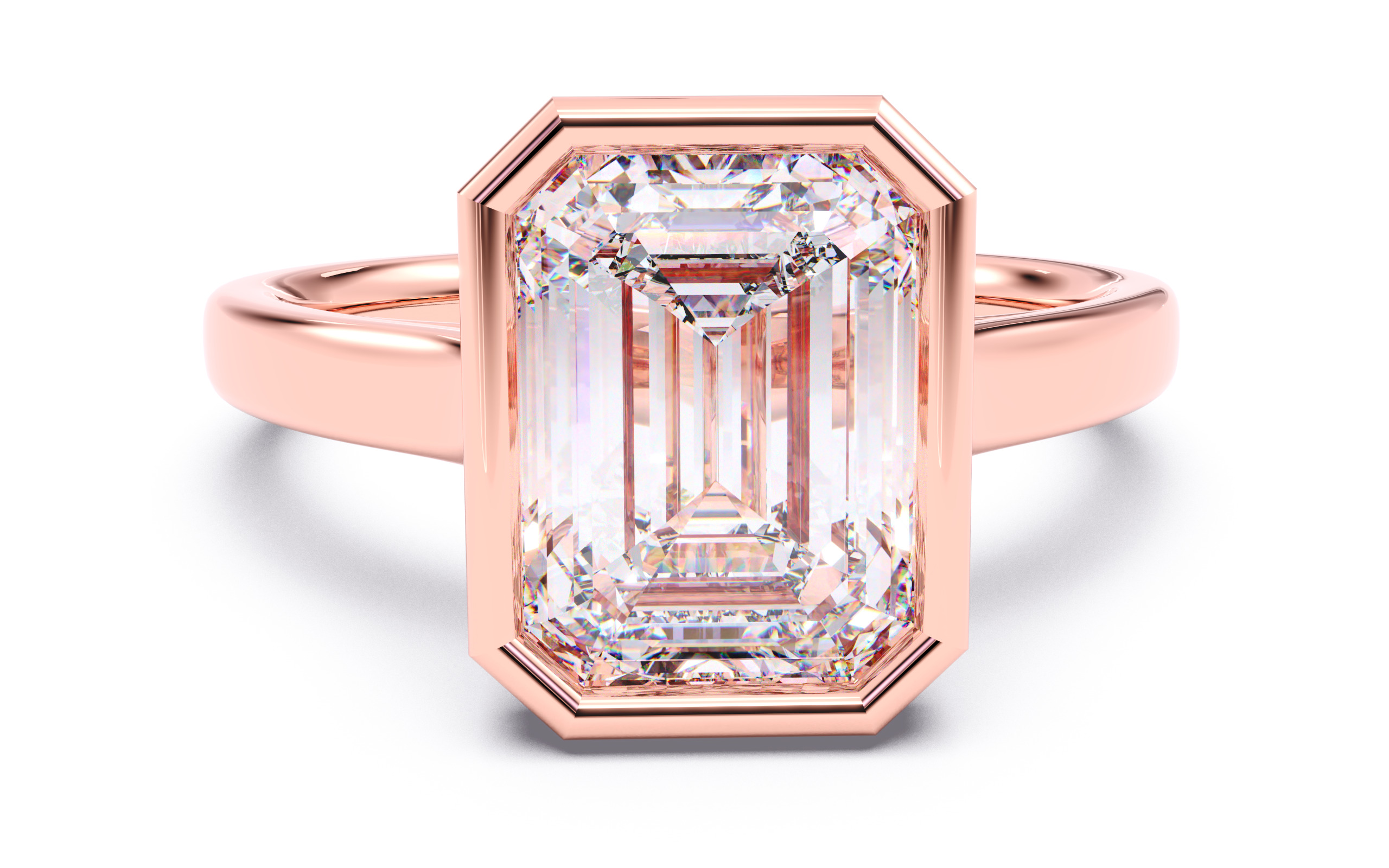 300 Solitaire Wedding Engagement Rings 3dm stl renders details 3D print model_29