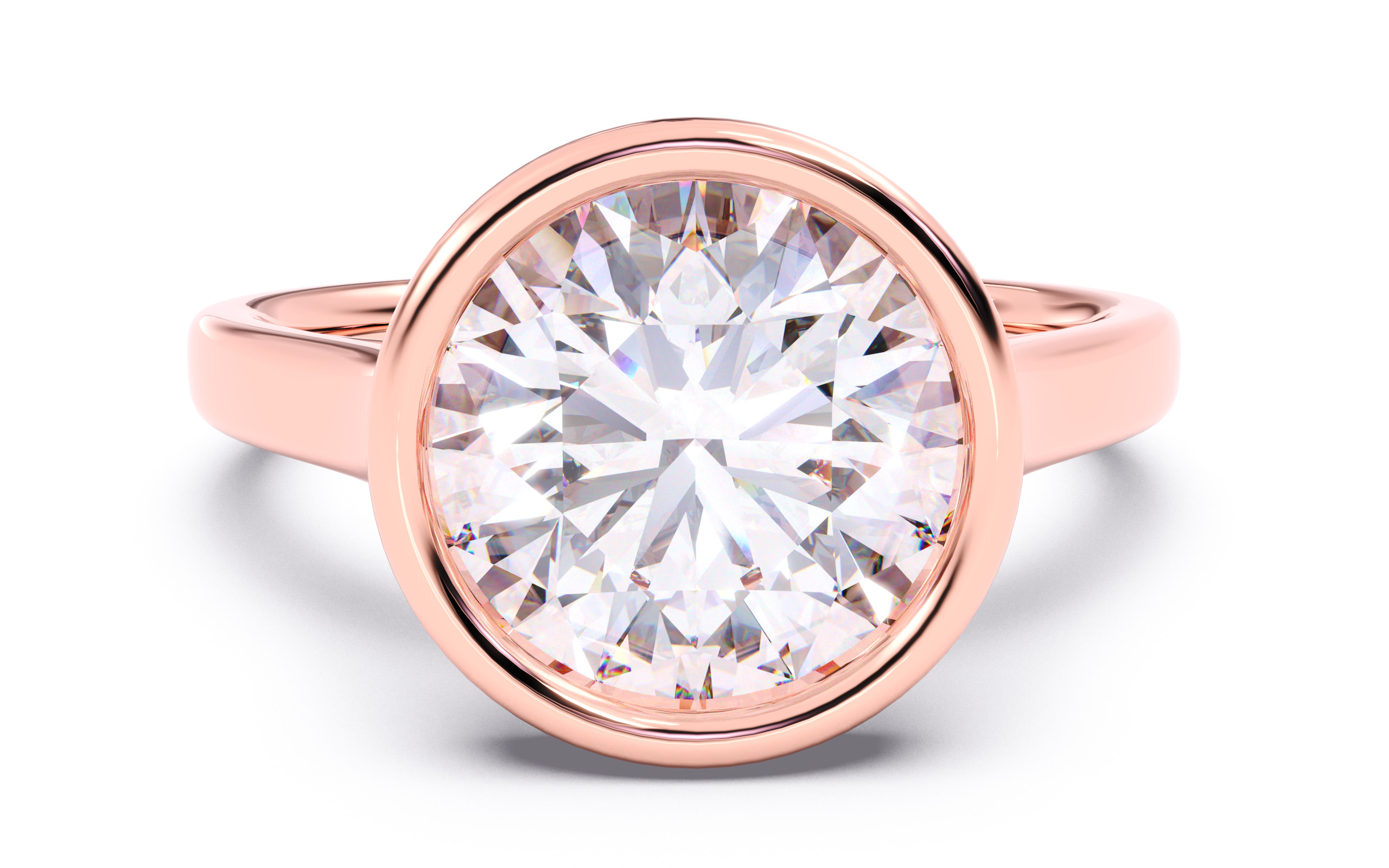 300 Solitaire Wedding Engagement Rings 3dm stl renders details 3D print model_38