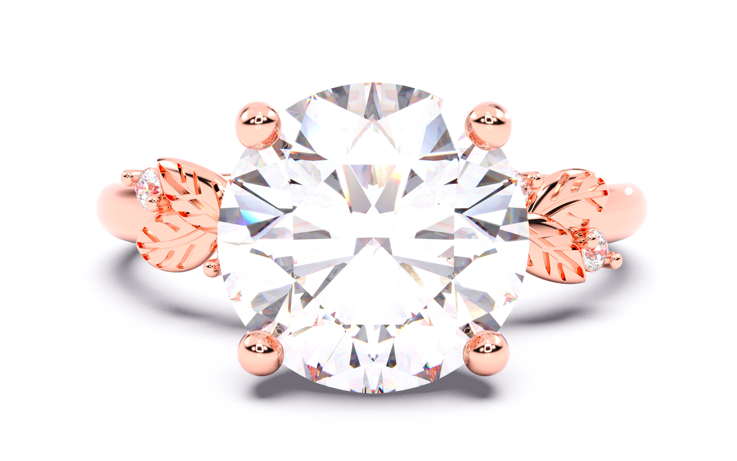 300 Solitaire Wedding Engagement Rings 3dm stl renders details 3D print model_102