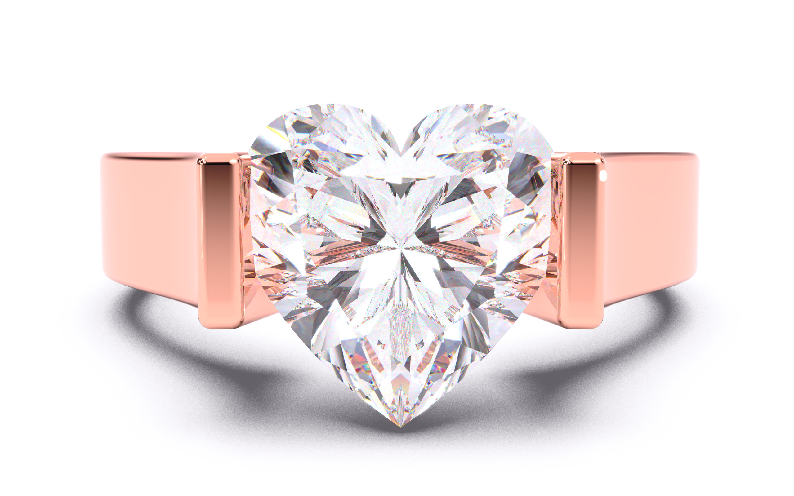 300 Solitaire Wedding Engagement Rings 3dm stl renders details 3D print model_127